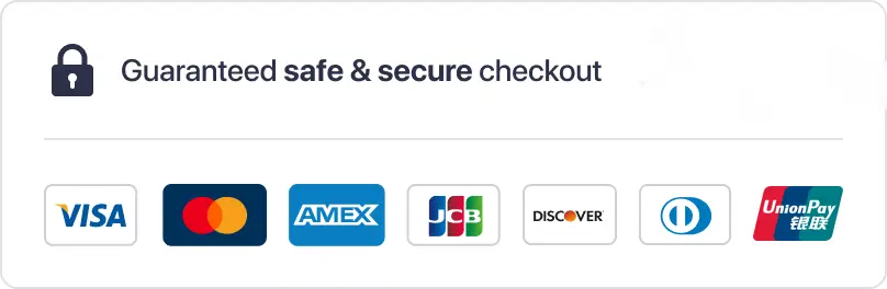 Secure online payment with credit card and padlock icon